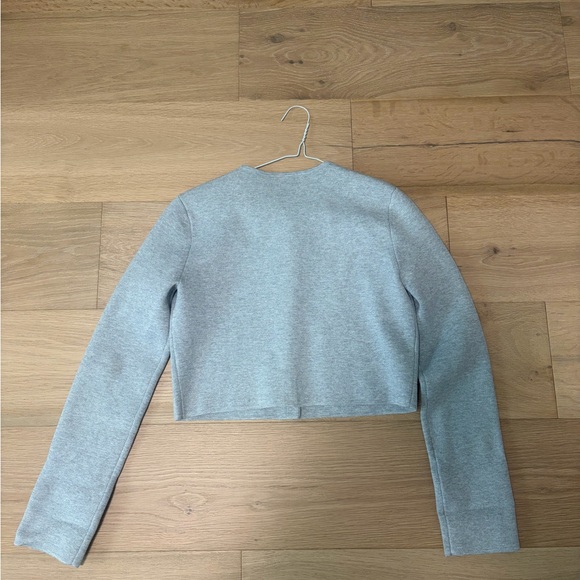 Babaton Heather Gray Notable Cardigan XS EUC - Picture 3 of 8